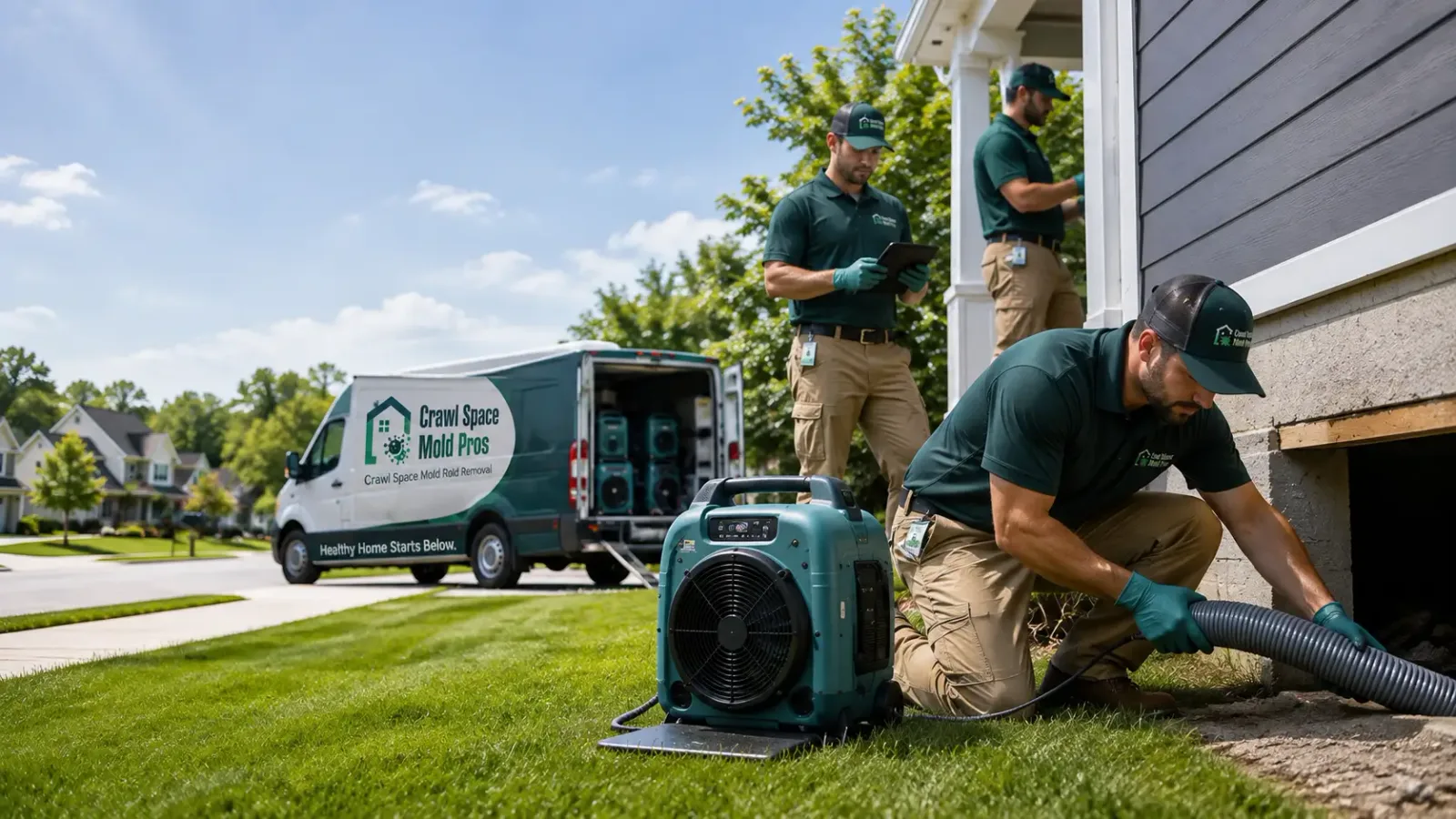 Crawl Space Mold Removal in Amherst, NE